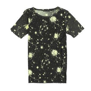 Evil Genius Womens Paint Splatter Graphic T-Shirt, NWT